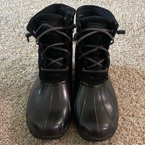 Sweetwater Black Sperry boots